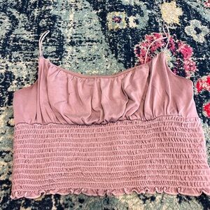 Urban Outfitters Mauve Ruched Camisole